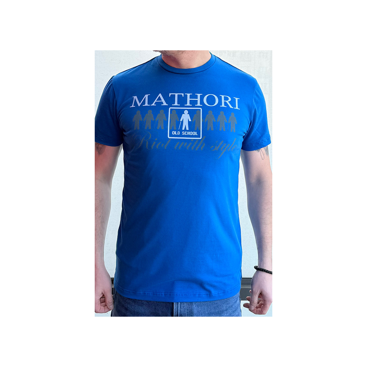 Mathori London - Old School Blue T-Shirt