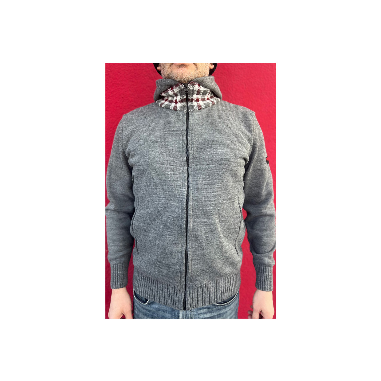 Mathori London - Woolen Hoodie (Melange Grey)