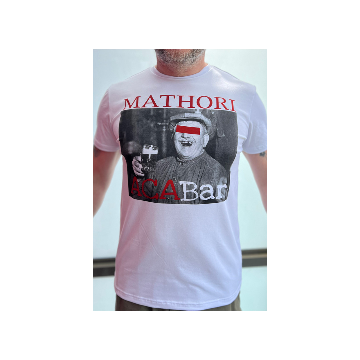 Mathori London - Aca Bar White T-Shirt