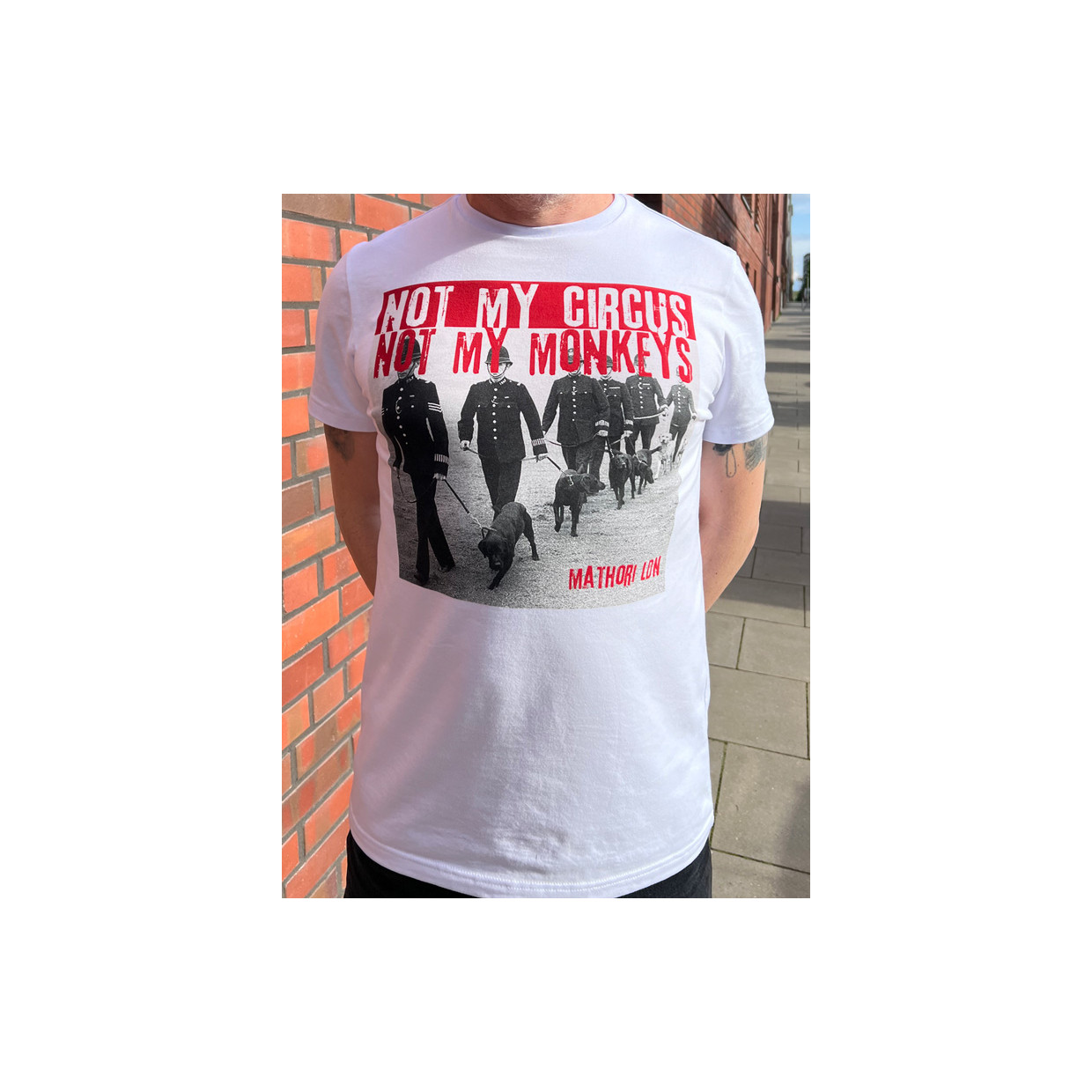 Mathori London - “Not my circus” T-Shirt in White