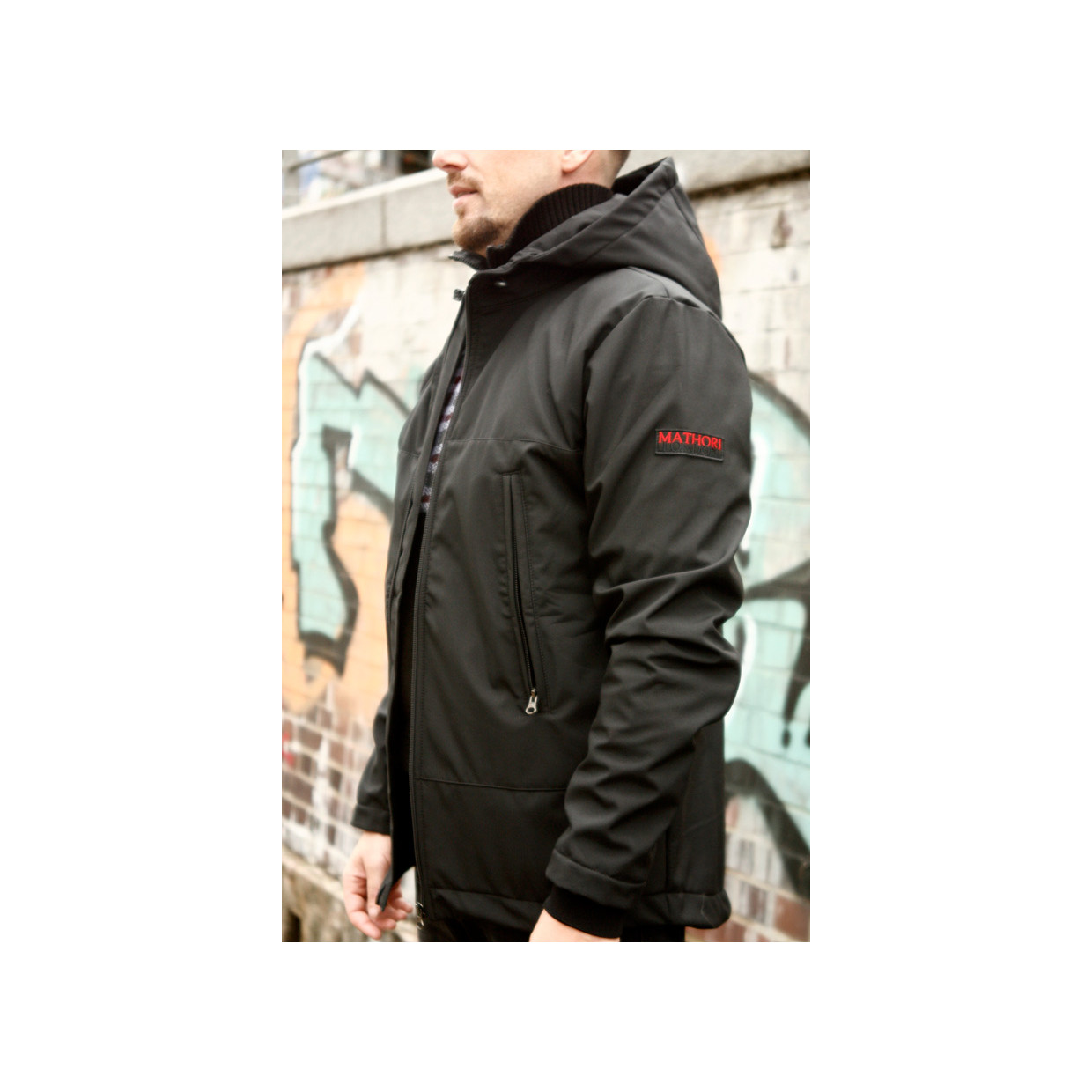 Mathori London - Softshell Jacket in Black