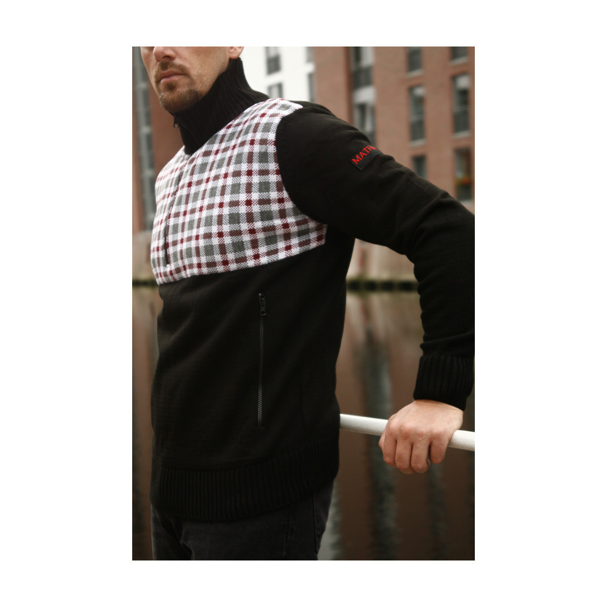 Mathori London - Woolen Zip Pullover