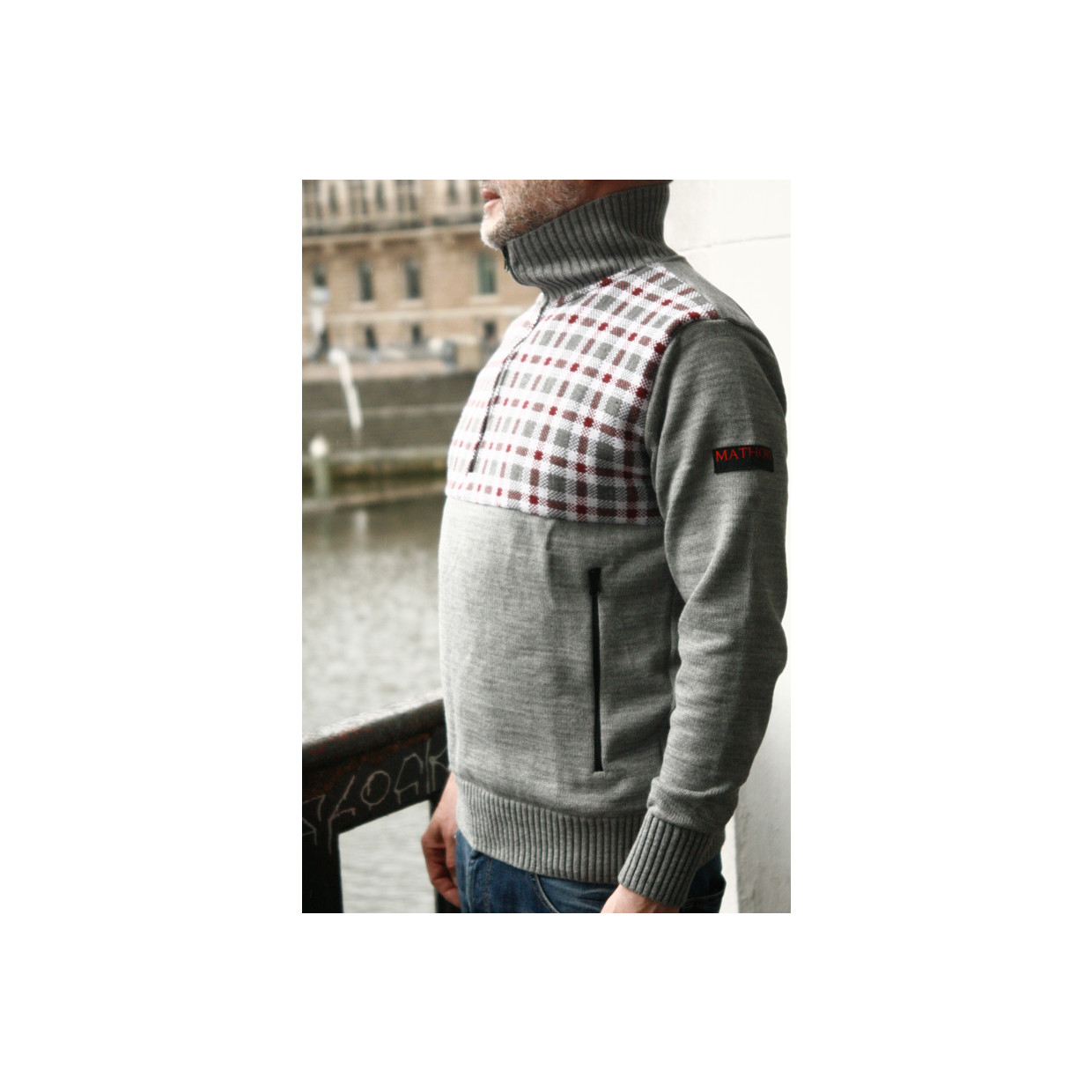 Mathori London - Woolen Zip Pullover