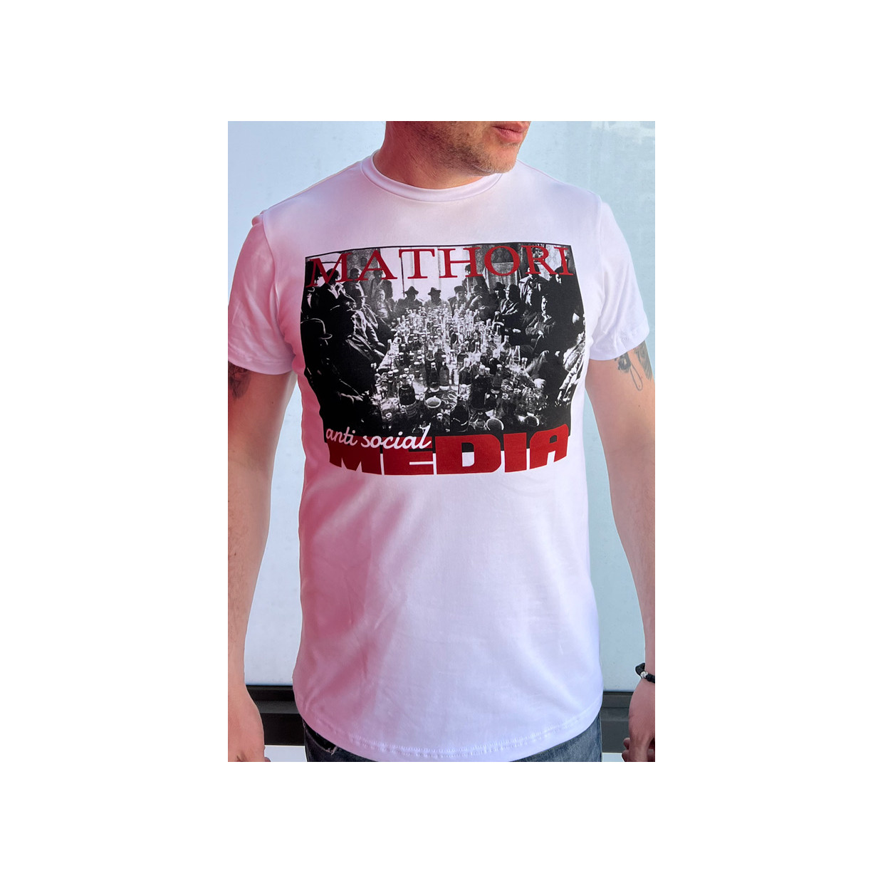 Mathori London - Social Media T-Shirt (White)