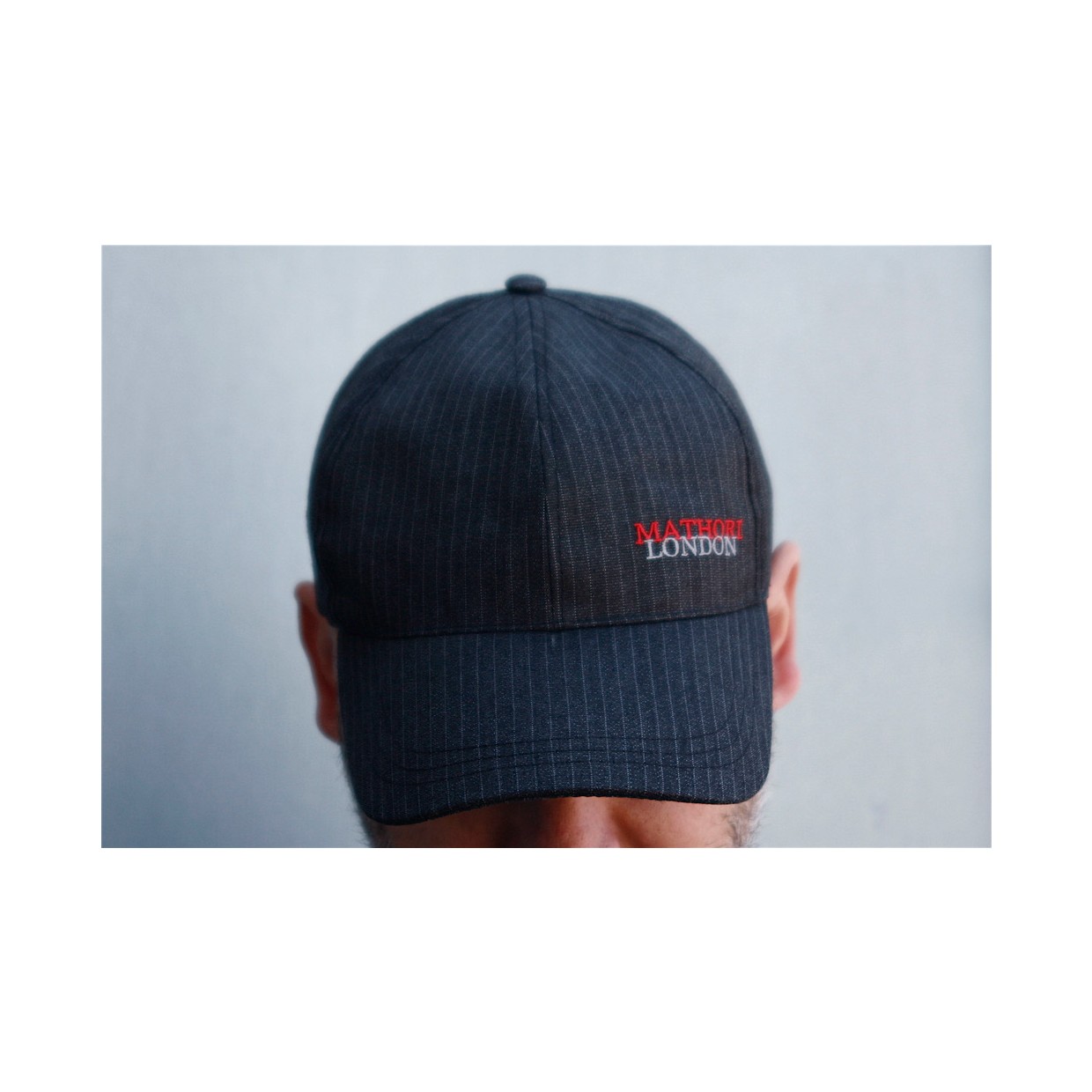 Mathori London - Stripe Cap (Black/Grey)
