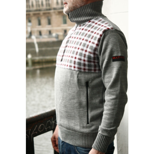 Mathori London - Woolen Zip Pullover