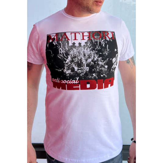 Mathori London - Social Media T-Shirt (White)