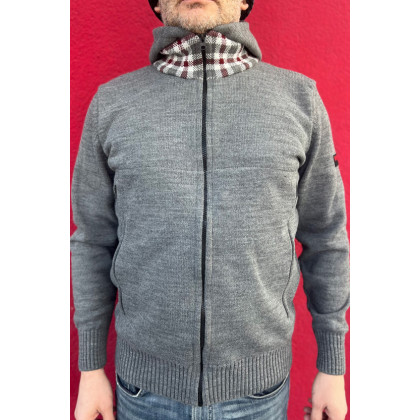 Mathori London - Woolen Hoodie (Melange Grey)
