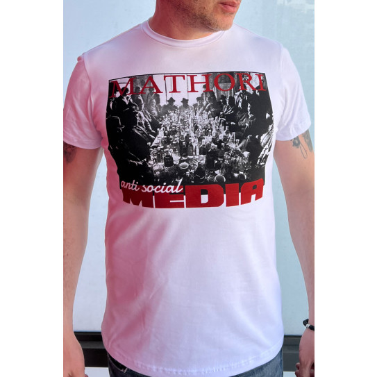 Mathori London - Social Media T-Shirt (White)
