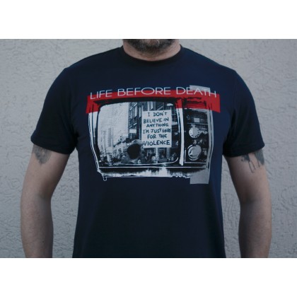 Mathori London - Life Before Death T-Shirt in Navy