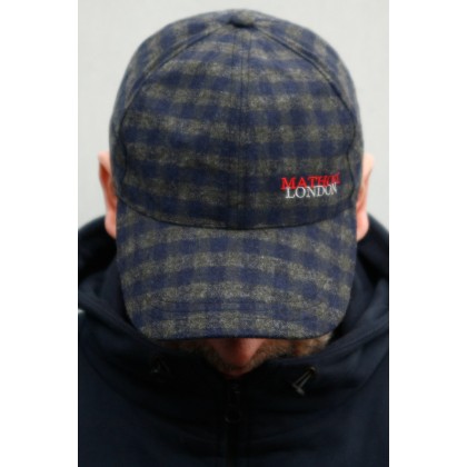 Mathori London - Grey/Blue Woolen Cap