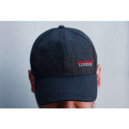 Mathori London - Stripe Cap (Black/Grey)